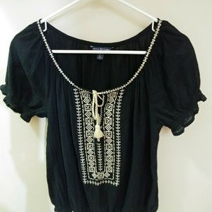 American Eagle Peasant Top